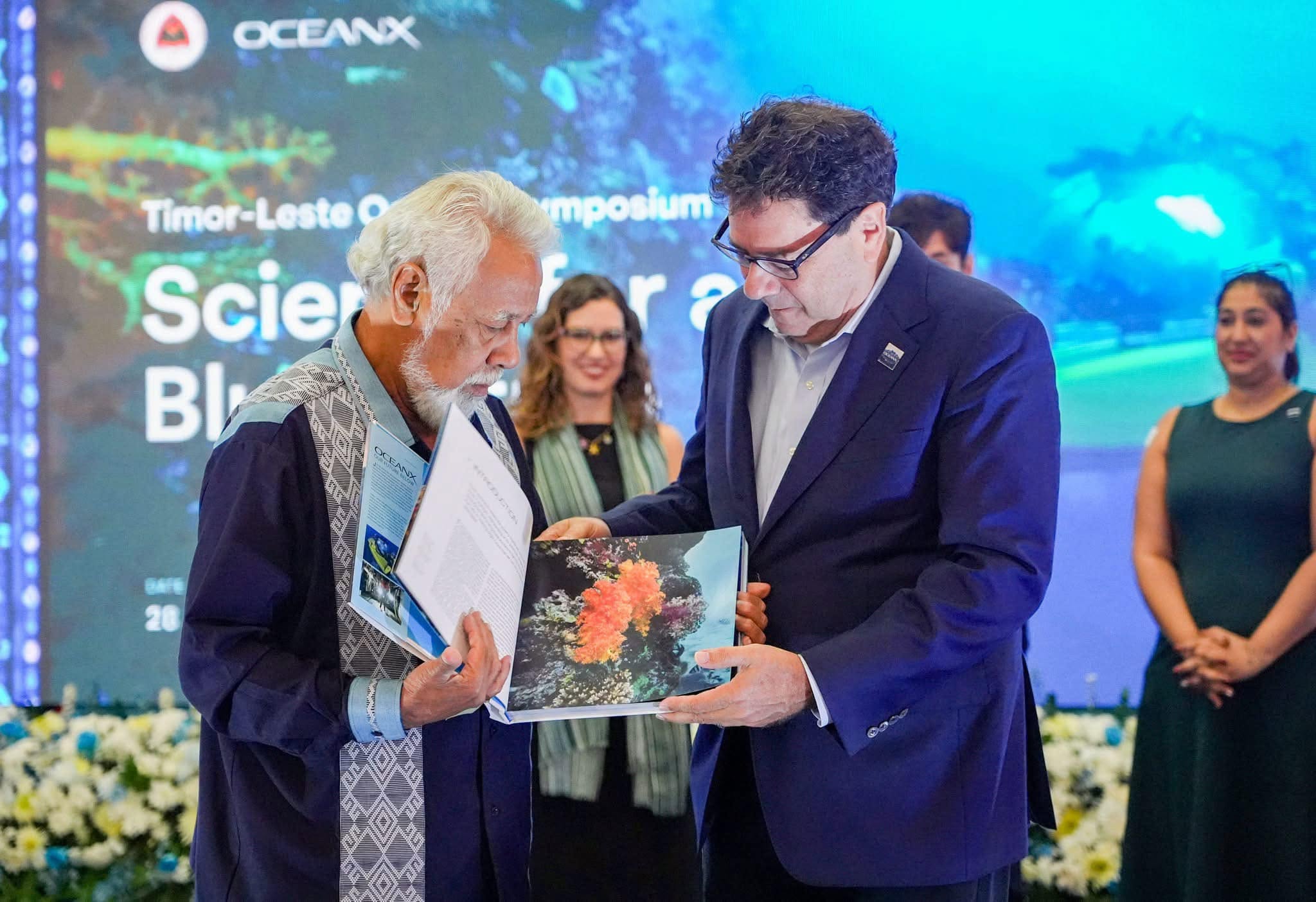 MINISTRA EDUKASAUN NO SEKRETÁRIU ESTADU ESJ-ESTV PARTISIPA IHA TIMOR-LESTE OCEANX SYMPOSIUM